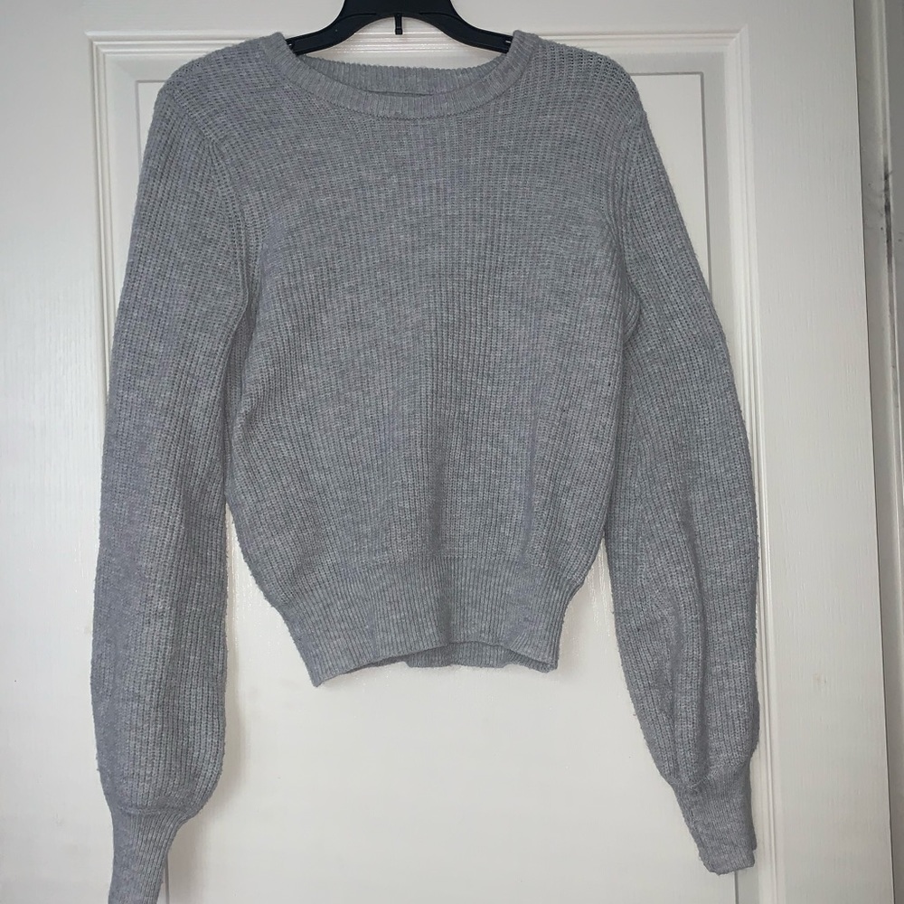 Peplum Sleeve Sweater
